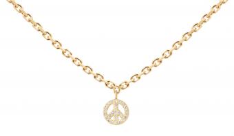 Mini Peace Pendant - Redline