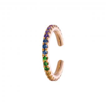 Ear Cuff Si Joli Rainbow - Redline