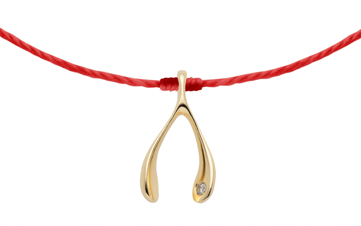 String Bracelet Lucky Chicken Yellow Gold RedLine Jewelry - Redline - 0++