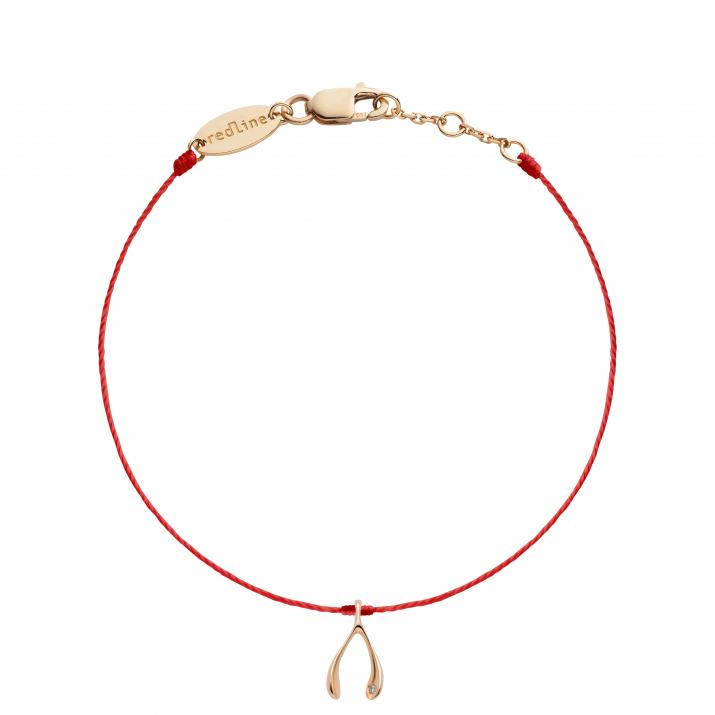 String Bracelet Lucky Chicken Rose Gold RedLine Jewelry - Redline - 0++