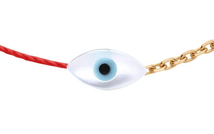 Ainara 玫瑰金半绳半链女士手链 - Redline - 0++