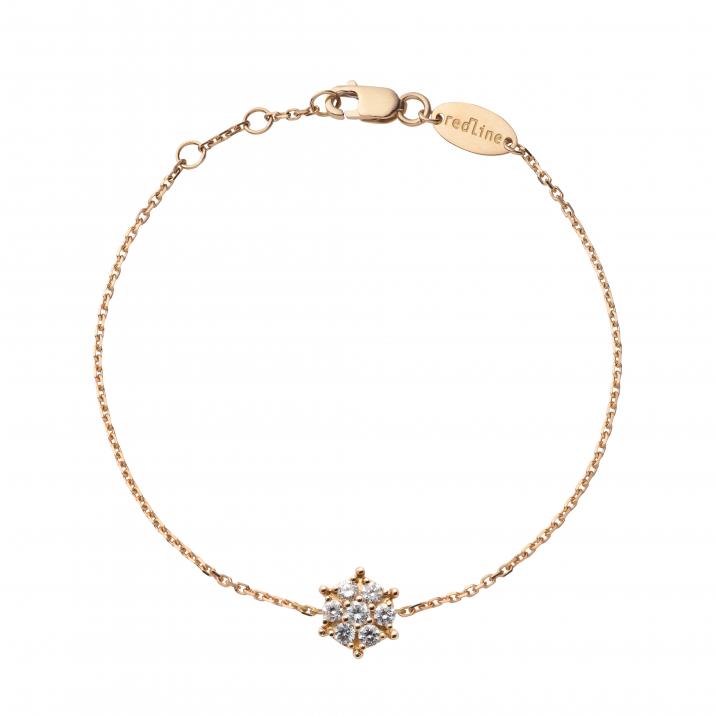 Chain Bracelet Babette Rose Gold RedLine Jewelry - Redline - 0++