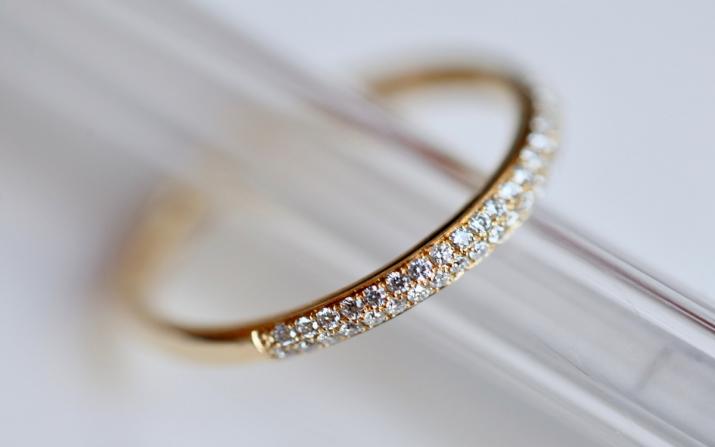 Amour黄金钻石女士戒指 - Redline - 0++