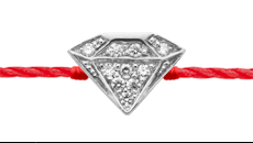 String Bracelet Diamond White Gold RedLine Jewelry - Redline - 0++