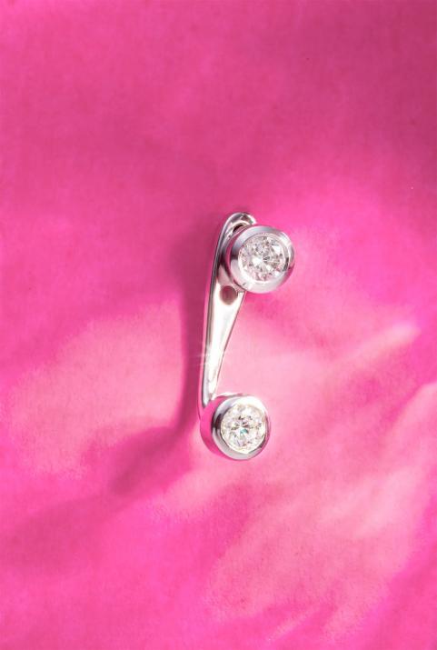 Pure Insolente 耳环 白金 - Redline - 0++