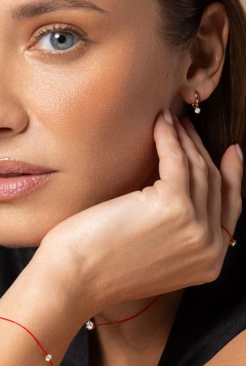 Solitaire Charm 挂件 玫瑰金色 - Redline - 0++