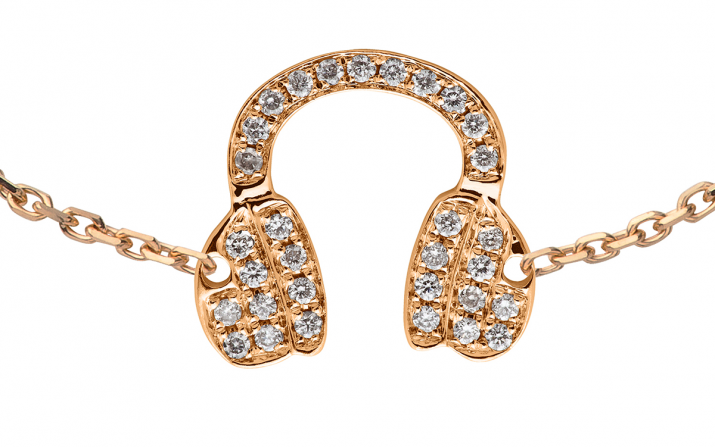 Chain Bracelet Mr Dj Pavé Rose Gold RedLine Jewelry - Redline - 0++