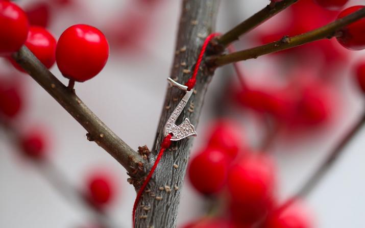 Alto 0.016克拉钻石白金绳制女士手链 - Redline - 0++