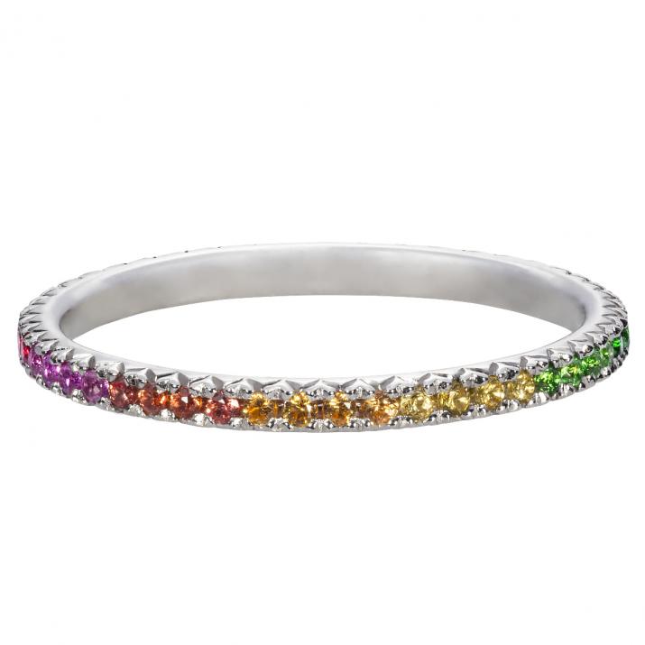 Si Joli Rainbow 环 白金 - Redline - 0++