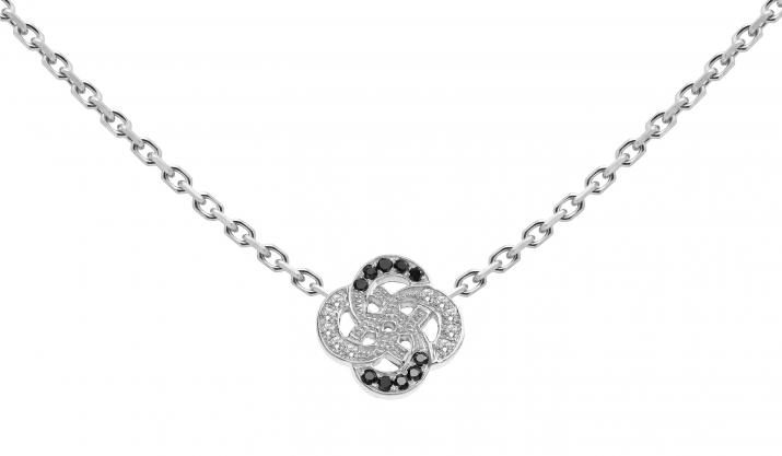 Chain Necklace Arabesque Kcolor White Gold RedLine Jewelry - Redline