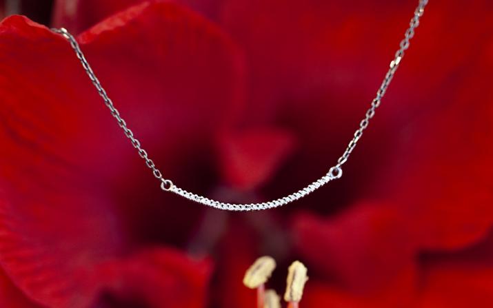 Shinning Sun A L'Infini 0.0416克拉钻石黑金链制女士手链 - Redline - 0++