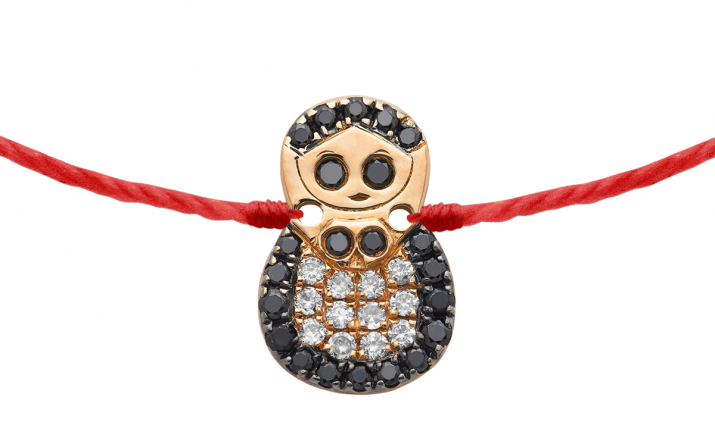 String Bracelet Mini Kouka Star Rose Gold RedLine Jewelry - Redline - 0++