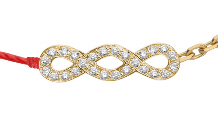 Double Bracelet Trinity Yellow Gold RedLine Jewelry - Redline - 0++