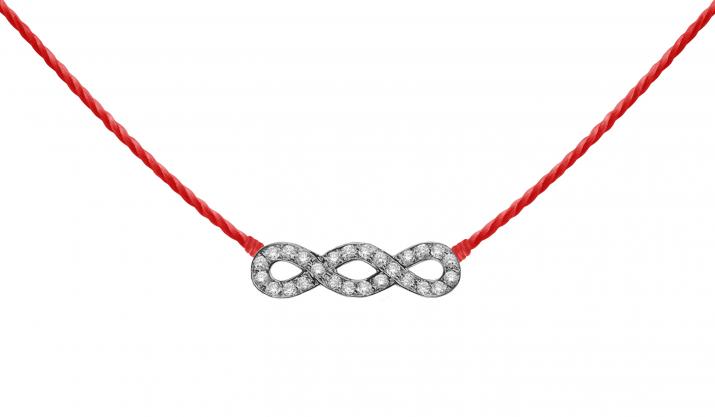 String Necklace Trinity Black Gold RedLine Jewelry - Redline