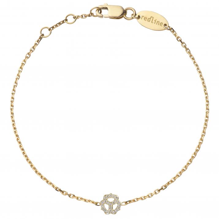 Chain Bracelet Pensée Yellow Gold RedLine Jewelry - Redline - 0++
