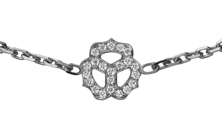 Chain Bracelet Pensée Black Gold RedLine Jewelry - Redline - 0++