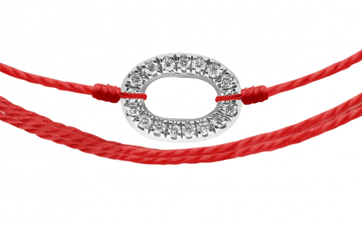Multistrings Bracelet Mini Sacré Brodé White Gold RedLine Jewelry - Redline - 0++