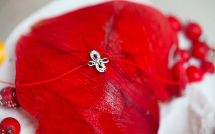 String Bracelet Torsade Sting Bracelet White Gold RedLine Jewelry - Redline