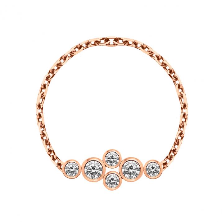 戒指完整的链玫瑰金 - Redline - 0++