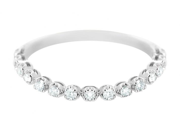 Marilyn 1.46克拉圆形钻石白金戒指 - Redline - 0++