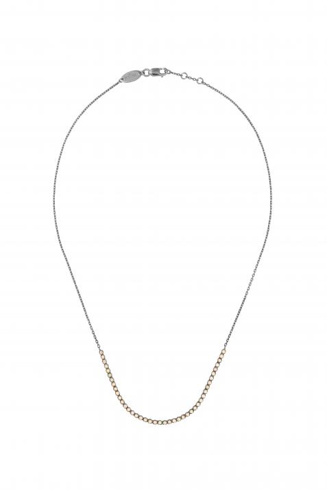 0.84克拉黑金爪形钩镶香槟钻石项链 - Redline - 0++