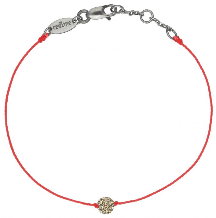 0.19克拉棕色钻石小球黑金手绳 - Redline - 0++