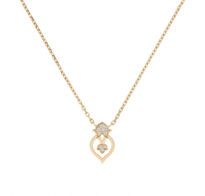 Chain Necklace Lady Rose Rose Gold RedLine Jewelry - Redline