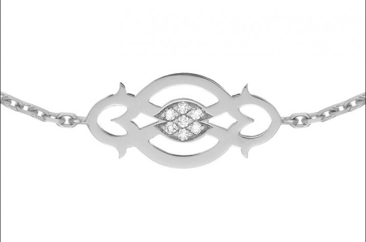 Chain Bracelet Lady Fortune White Gold RedLine Jewelry - Redline - 0++