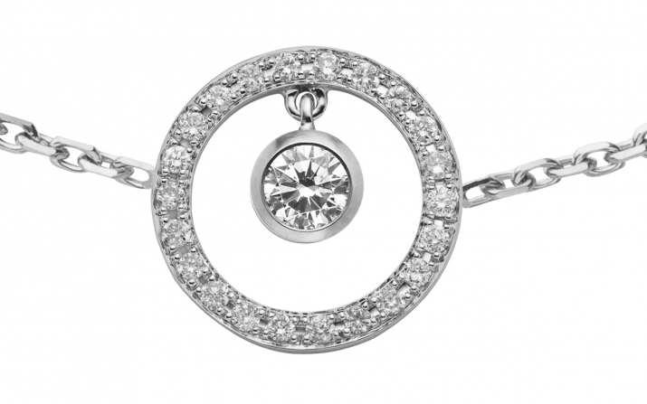 0.16克拉白金包镶钻石手链 - Redline - 0++