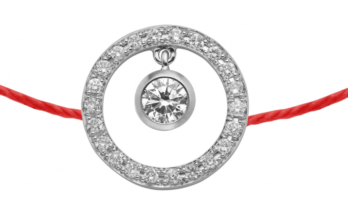 0.16克拉白金包镶钻石手绳﻿ - Redline - 0++