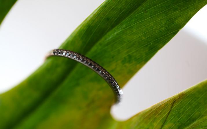 David,L'Etoile 0.26克拉钻石黑金链制男士手链 - Redline - 0++