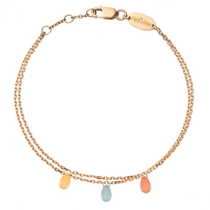 Bel Elixir 玫瑰金链制女士手链 - Redline - 0++