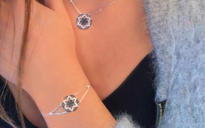 Pure Impertinente 0.18克拉钻石白金链制女士手链 - Redline - 0++