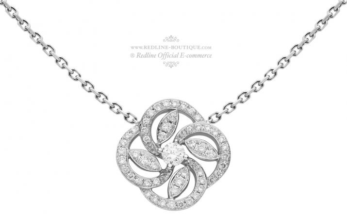 Chain Necklace Valse A Quatre Temps White Gold RedLine Jewelry - Redline - 0++
