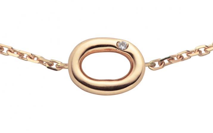Chain Bracelet Mini Sacré Rose Gold RedLine Jewelry - Redline - 0++