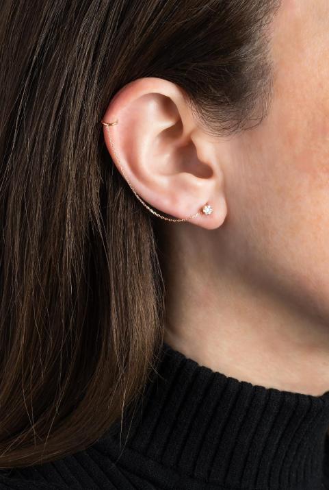 Illusion Impertinente 玫瑰金耳环 - Redline - 0++