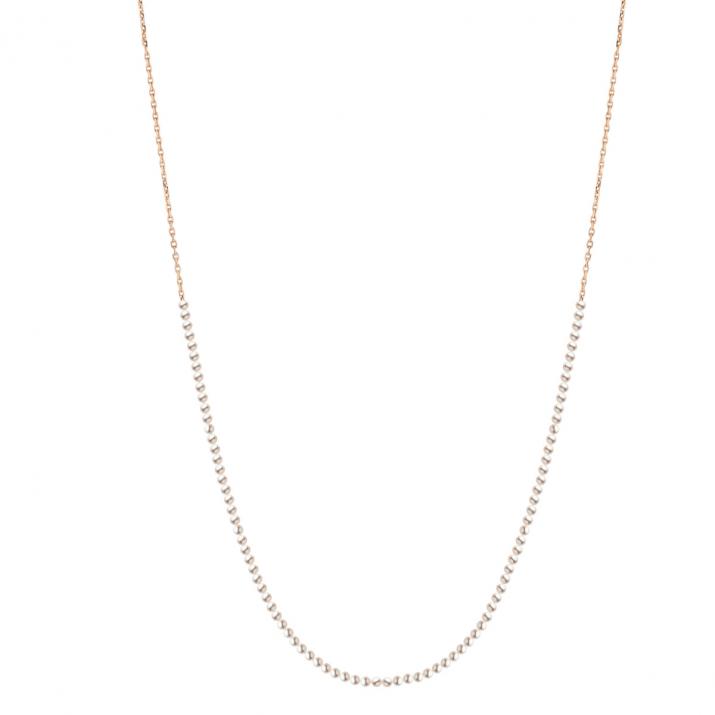 珍珠黄金链条长项链 - Redline - 0++