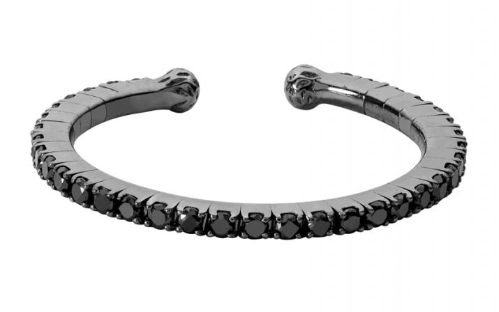 Duchesse Kcolor 0.29克拉圆形钻石黑金戒指 - Redline - 0++