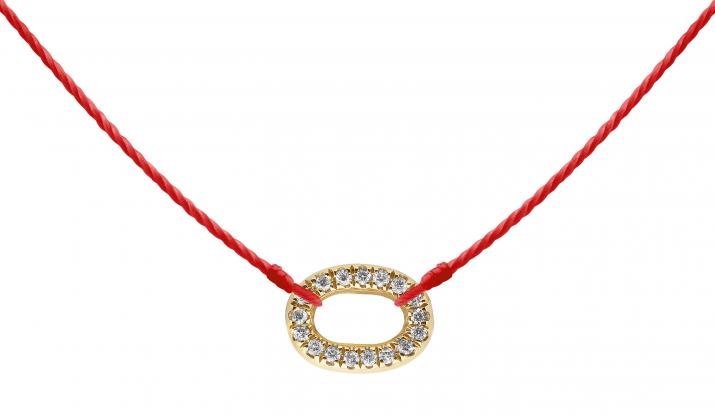 String Necklace Mini Sacré Yellow Gold RedLine Jewelry - Redline