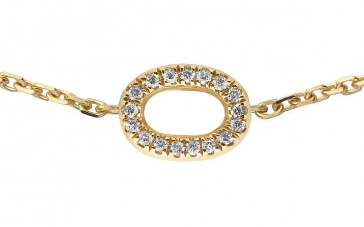 Chain Bracelet Mini Sacré Yellow Gold RedLine Jewelry - Redline - 0++