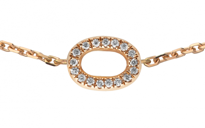 Chain Bracelet Mini Sacré Rose Gold RedLine Jewelry - Redline - 0++