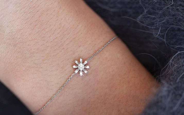 Bracelet Romantique White Gold RedLine Jewelry - Redline - 0++