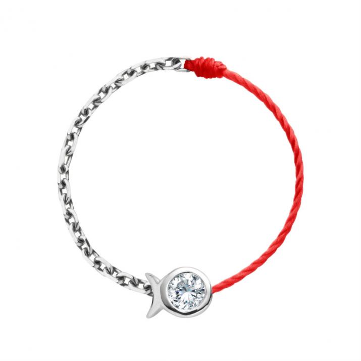 Mini Pure Fish 钢丝和链条环 白金 - Redline