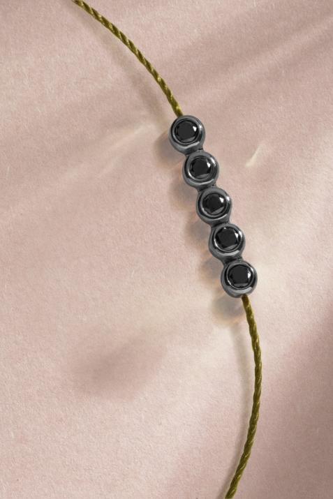 河Kcolor线手链黑金 - Redline - 0++