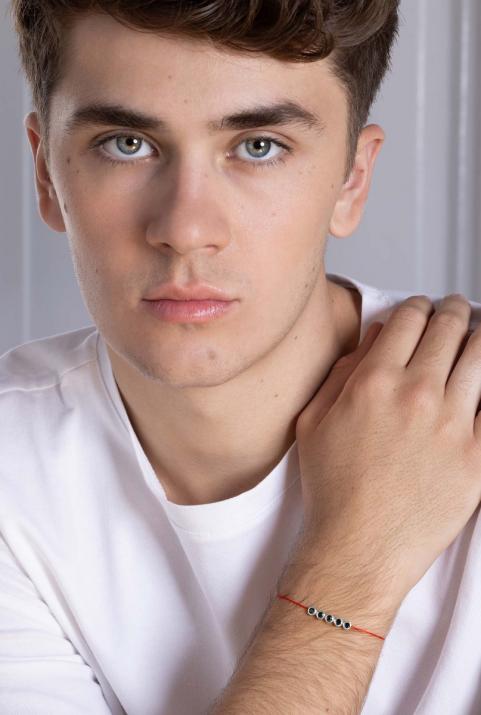 River 5 So Kcolor 男士手镯 白金 - Redline - 0++