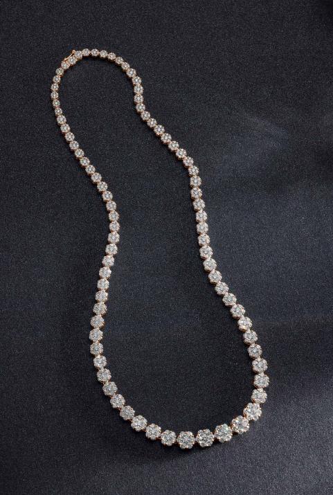 Illusion River 项链玫瑰金色 - Redline - 0++