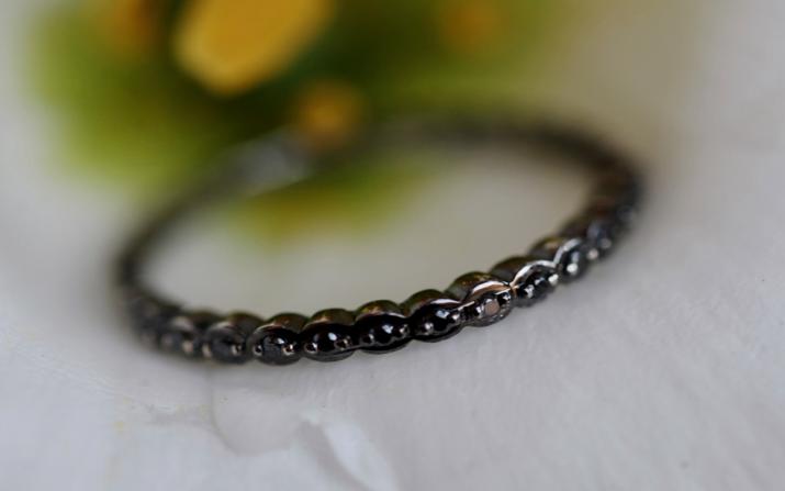 Jonc Ring Tiara Kcolor Black Gold RedLine Jewelry - Redline - 0++