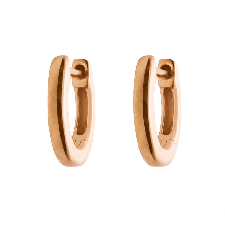 Si Joli Mini Creole Or 耳环 玫瑰金色 - Redline - 0++