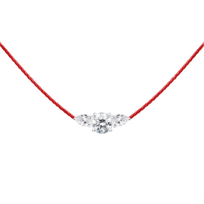 So Abby 线项链 白金 - Redline