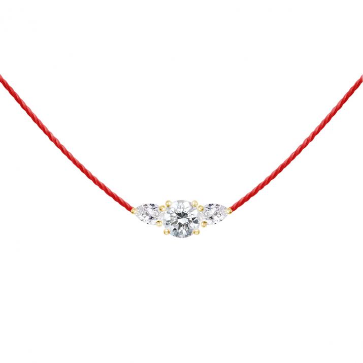 So Abby 线项链 黄金 - Redline